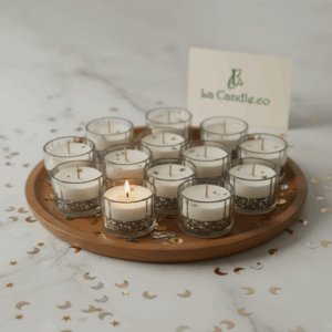 celebration glow tealight candle set – 12 pieces
